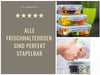 KI-generiertes Bild,Glas Frischhaltedose Cook & Lock 1480ml mit Deckel Lebensmittel Mikrowelle Gefrierbox