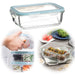 KI-generiertes Bild Glas Frischhaltedose Cook & Lock 1480ml mit Deckel Lebensmittel Mikrowelle Gefrierbox