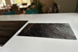 2´er Set Glas Herdabdeckplatten Schiefer 52x30cm Glasschneidebrett Schneidebrett