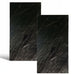 2´er Set Glas Herdabdeckplatten Schiefer 52x30cm Glasschneidebrett Schneidebrett
