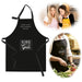 KI-generiertes Bild Grillschürze BBQ "King of the Grill" Kochschürze mit Tasche 85x65cm Baumwolle