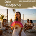 Handfächer Holz Stoff Fächer "Geh mir aus der Sonne" Pink faltbar Faltfächer