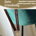 Crossbody Handykette Champagner Baby Leo 2 Karabiner zum Umhängen Smartphones