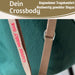 Crossbody Handykette Kaffee regelt Taupe Pink 2 Karabiner zum Umhängen Smartphones