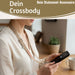 Crossbody Handykette Kaffee regelt Taupe Pink 2 Karabiner zum Umhängen Smartphones