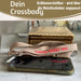 Crossbody Handykette Kaffee regelt Taupe Pink 2 Karabiner zum Umhängen Smartphones