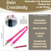 Crossbody Handykette Queen Pink Gold 2 Karabiner zum Umhängen Smartphones