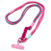 Crossbody Handykette Ibiza Pink Türkis Rosa mit Universalpad zum Umhängen Smartphones