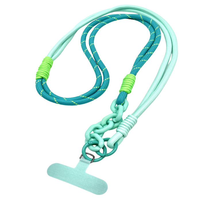 Crossbody Handykette Ibiza Mint Türkis Rosa mit Universalpad zum Umhängen Smartphones