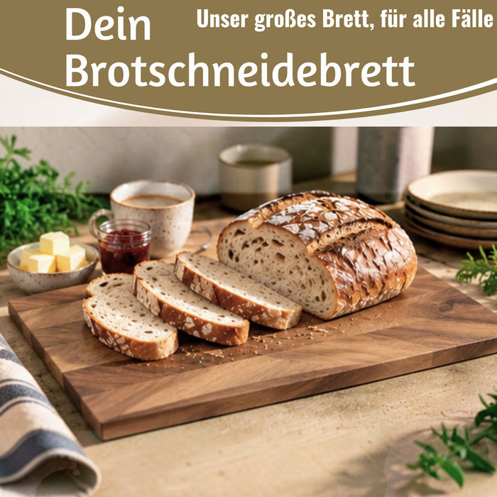 KI-generiertes Bild,Elegantes Holz Schneidebrett Akazie 30x20x1,6cm Küchenbrett Tranchierbrett