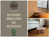 Holz Pflanzenhocker 25x12cm Rund Mini Tisch Deko Hocker Blumenständer