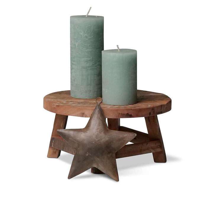 Holz Pflanzenhocker 25x12cm Rund Mini Tisch Deko Hocker Blumenständer