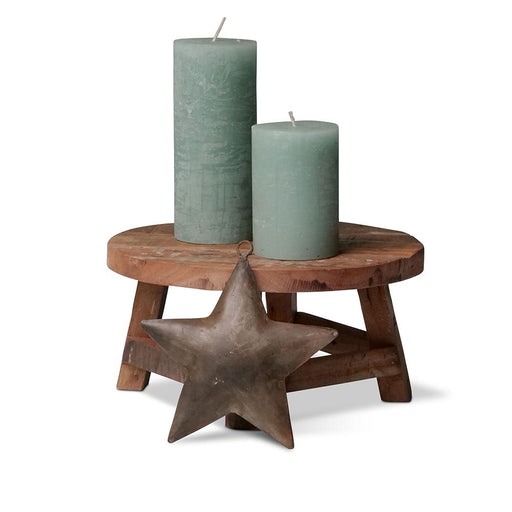 Holz Pflanzenhocker 25x12cm Rund Mini Tisch Deko Hocker Blumenständer