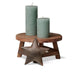 Holz Pflanzenhocker 25x12cm Rund Mini Tisch Deko Hocker Blumenständer