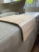 Holz Sofatablett Natur Braun 44x24cm flexibles Couchtablett Armlehnen Ablage