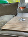 KI-generiertes Bild,Holz Sofatablett Natur Braun 44x24cm flexibles Couchtablett Armlehnen Ablage