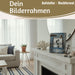 KI-generiertes Bild,Vintage Holz Bilderrahmen 17x14cm Maritim Erinnerungen Blau Aufsteller Fotorahmen