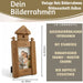 Vintage Holz Bilderrahmen 30cm Leuchtturm Braun Maritim Aufsteller Fotorahmen