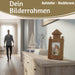 Vintage Holz Bilderrahmen 30cm Leuchtturm Braun Maritim Aufsteller Fotorahmen