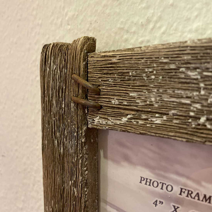 Vintage Holz Bilderrahmen 10x15cm Recycelt Maritim Strand Aufsteller Fotorahmen