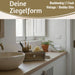 KI-generiertes Bild,Holz Ziegelform Unika 31x15cm Herz Braun alte Backsteinform Cutlery Deko