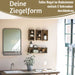 KI-generiertes Bild,Holz Ziegelform Unika 31x15cm Herz Braun alte Backsteinform Cutlery Deko