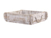 Holz Ziegelform Unika 30x26x8cm Weiß Schublade alte Backsteinform Cutlery Deko