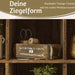 KI-generiertes Bild,Holz Ziegelform Unika 31x15cm KrimsKrams Braun alte Backsteinform Cutlery Deko