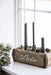 KI-generiertes Bild,Holz Ziegelform Unika 31x15cm Liebe Herz Braun alte Backsteinform Cutlery Deko