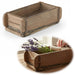 KI-generiertes Bild Holz Aufbewahrung-Box 32x15x10cm 1-fach Ziegelform-Optik Cutlery Deko