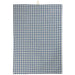 Vintage Geschirrtuch 50x70cm Blau Weiß Natur Karo 100% Baumwolle Geschirr