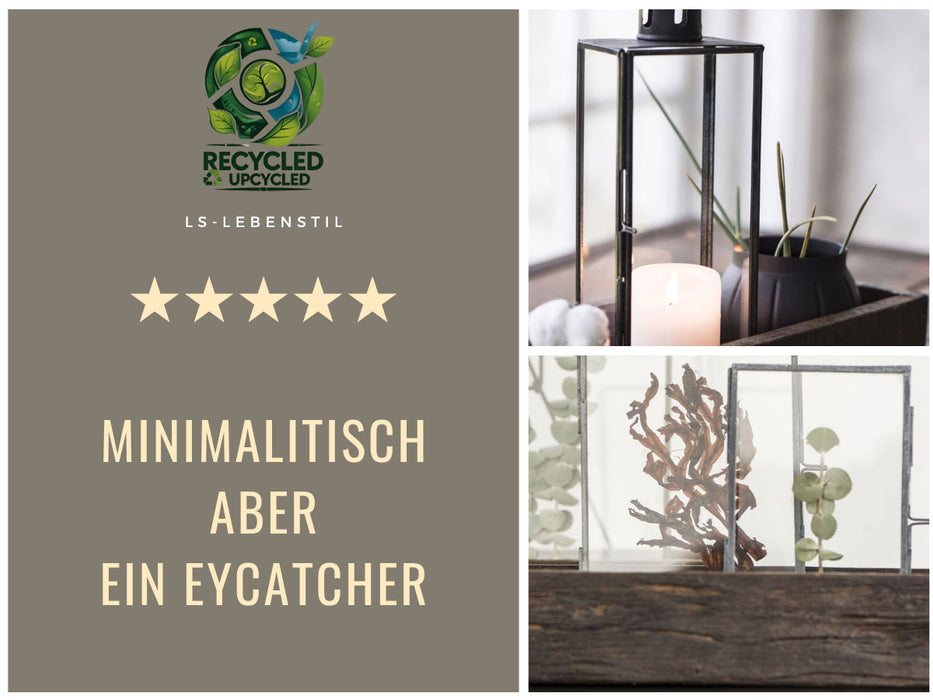 Ib Laursen Vintage Holz Aufbewahrungsbox 43x13x6cm Unika Braun Deko-Kiste