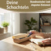 Vintage Holz Schachtel 3´er Set Bambus mit Deckel Geschenkbox Aufbewahrungsbox