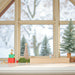 Vintage Holz Adventskalender gehender Engel 50cm Countdown Xmas Deko
