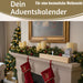 KI-generiertes Bild,Vintage Holz Adventskalender gehender Engel 50cm Countdown Xmas Deko