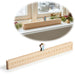 KI-generiertes Bild Vintage Holz Adventskalender gehender Engel 50cm Countdown Xmas Deko