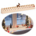 Vintage Holz Adventskalender hüpfende Rentier 50cm Countdown Xmas Deko