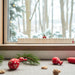 Vintage Holz Adventskalender fahrendes Weihnachtsauto 50cm Countdown Xmas Deko