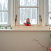 Vintage Holz Adventskalender fahrendes Weihnachtsauto 50cm Countdown Xmas Deko