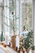 KI-generiertes Bild,Vintage Holz Adventskalender gehender Lebkuchenmann 50cm Countdown Xmas Deko