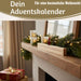 KI-generiertes Bild,Vintage Holz Adventskalender gehendes Wichtelmännchen 50cm Countdown Xmas Deko