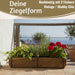 KI-generiertes Bild,IB Laursen Holz Ziegelform 57x15x10cm Unika Braun 2-fach alte Backsteinform Cutlery
