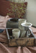 Holz Ziegelform Unika 32x30x12m Braun Schublade alte Backsteinform Cutlery Deko