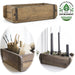 IB Laursen Holz Ziegelform Unika 31x15cm Braun alte Backsteinform Cutlery Deko