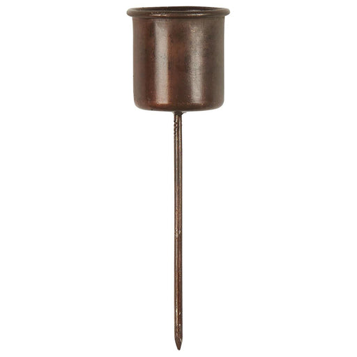 IB Laursen Metall Stabkerzenhalter Kupfer Braun 8cm Spieß Kerzenständer Kerzenstecker