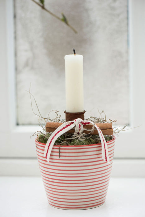 IB Laursen Metall Stabkerzenhalter Kupfer Braun 8cm Spieß Kerzenständer Kerzenstecker