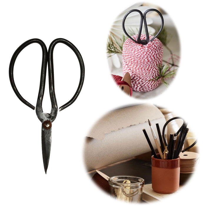 IB Laursen Vintage Schere 10cm Handgeschmiedet Klassisch Antike Papierschere