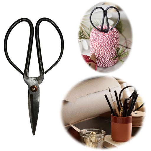 IB Laursen Vintage Schere 16cm Handgeschmiedet Klassisch Antike Papierschere