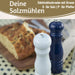 KI-generiertes Bild,Design Holz Salzmühle & Pfeffermühle Set Blau Mix 21cm Keramikmahlwerk Gewürzmühle