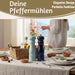 Design Holz Salzmühle & Pfeffermühle Set Blau Mix 21cm Keramikmahlwerk Gewürzmühle